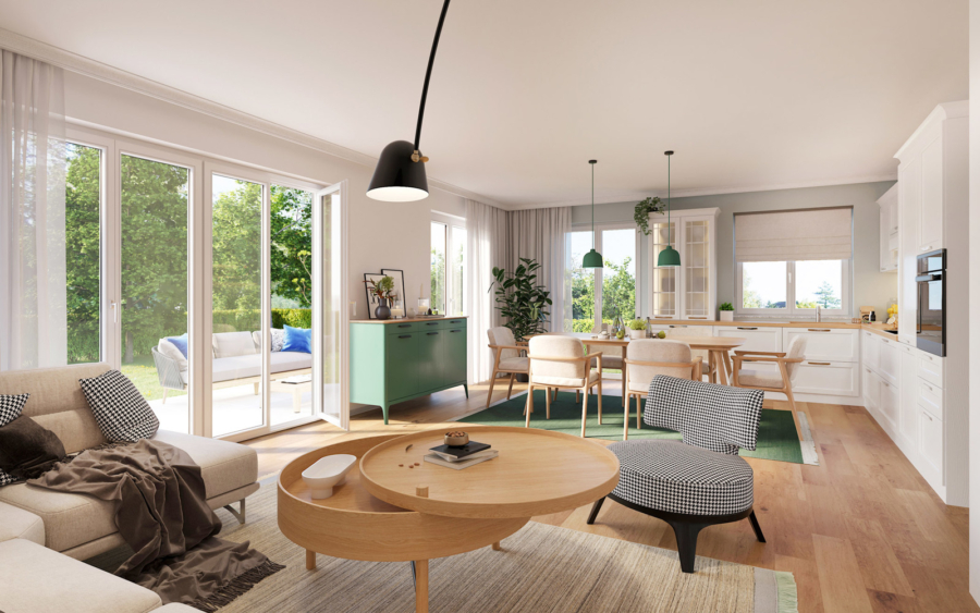 Moderne 3-Zimmer-Garten-Maisonette-Wohnung mit Hobbyraum und zwei Bädern, 82538 Geretsried / Gelting, Maisonettewohnung