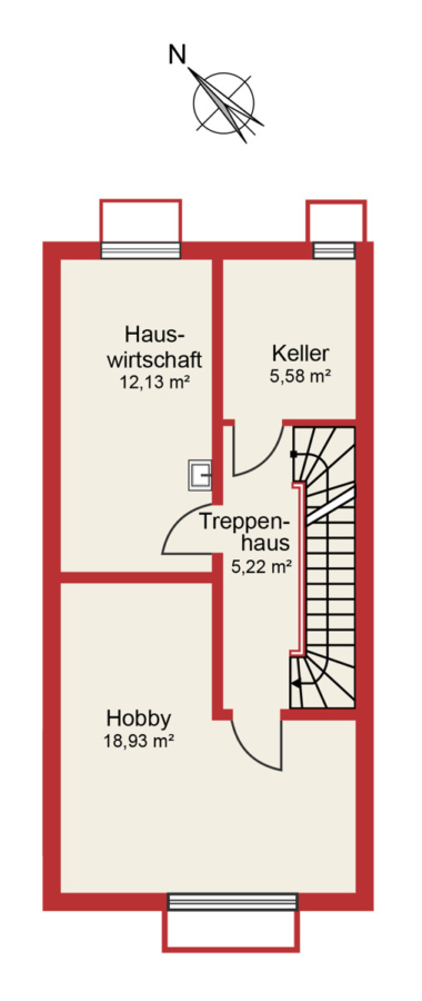 Modernes Reihenmittelhaus in Wolfratshausen zu vermieten - Untergeschoss