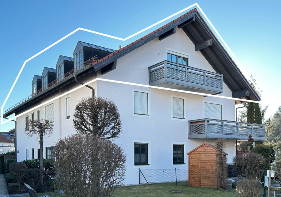 Attraktive 3-Zimmer Dachgeschosswohnung in Wolfratshausen, 82515 Wolfratshausen, Dachgeschosswohnung